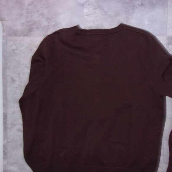 🌟 size medium womens brown sweater shirt knit fall autumn winter button - Picture 4 of 4